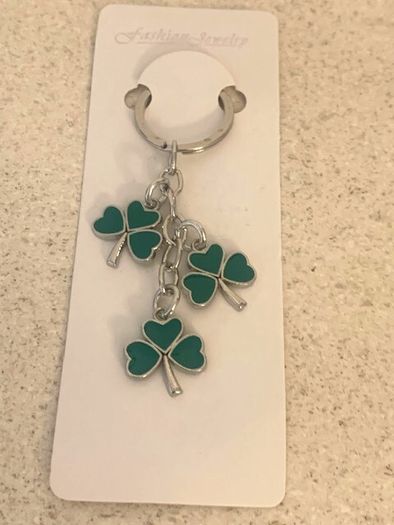 Shamrock Keychain