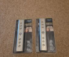 Pair of Livarnolux Silver LED Sensor Lights