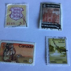 4 World stamps