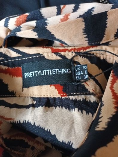 Pretty Little Thing  Shirt  Dress.  S.10  B.N.W.T.