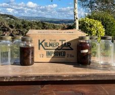 12 Kilner Preserve Jars in original box 1952