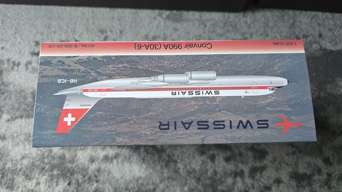 B-models 1:200 Swissair Convair 990