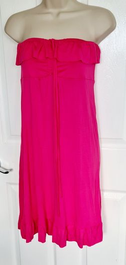 NWT Shocking Pink Beach Dress from Oasis size Medium (12)