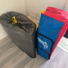 Free travel cot and spare nappies