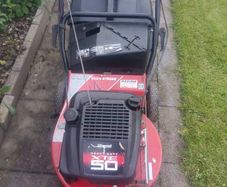 Masport push Lawnmower with Briggs and Stratton engine 5.0 XTE . Aluminium deck