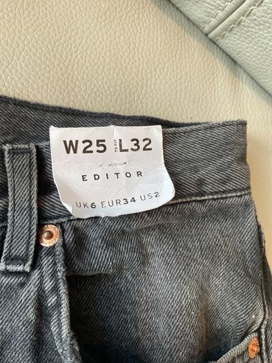 Topshop editor straight leg jeans BNWT