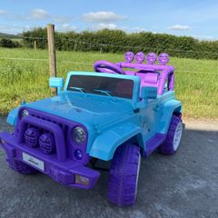 kids ride on unicorn jeep 12v