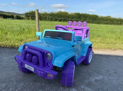 kids ride on unicorn jeep 12v