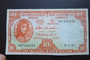 1966 Lady Lavery 10 Shillings