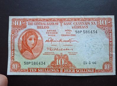 1966 Lady Lavery 10 Shillings