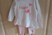 girls pink outfit aged 6-9 mts