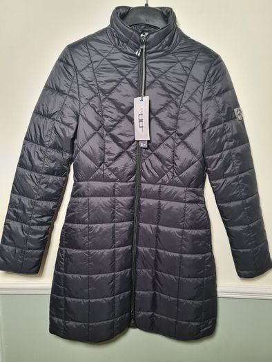 Alessandro Albanese AA equestrian womens riding coat padded jacket Size small UK 8 EU 36 BRAND NEW BNWT black