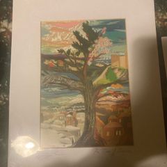 artwork mounted signed free postage