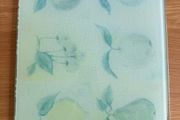 Glass trivet, hot plate, decorative serving tray