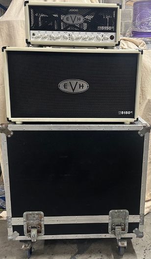 EVH 5150III 50W Tube Head + 2x12 Cabinet + Flight Case + Footswitch