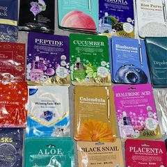 Korean face sheet masks new