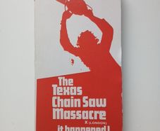 The Texas Chain Saw Massacre VHS With Regenerated Slip Case. (Read Description) Before Purchasing.