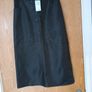 Primark Dark Brown A-Line Faux  Leather Skirt.   S.M - 12-14.   B.N.W.T. Image 2