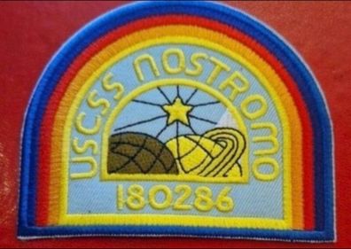 ALIEN ,film franchise, USCSS NOSTROMO, embroidered  patch.