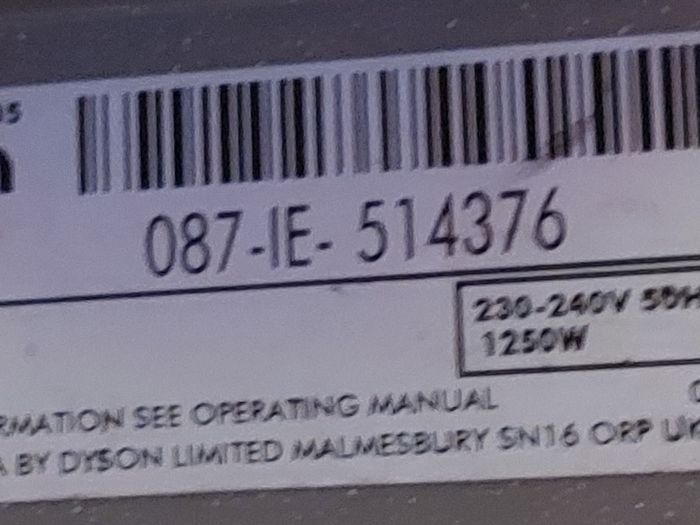 DYSON DC05, for parts or repair, not powering on