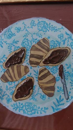 Croissants Breakfast 3d Art