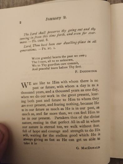 Daily Strenght For Daily Needs. By Mary W. Tileston. Hardback With Dustjacket In Good Condition.