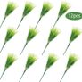 12 Bundles Artificial Plants Grass Plastic Greenery Shrub Bushes Plastic Wheat Grass for Indoor Outdoor Home Garden Decoration Image 2