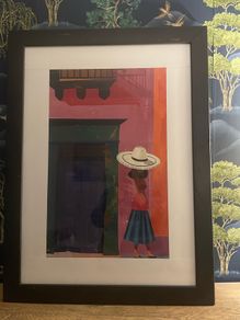 Beautiful Mexican print 80x60cm