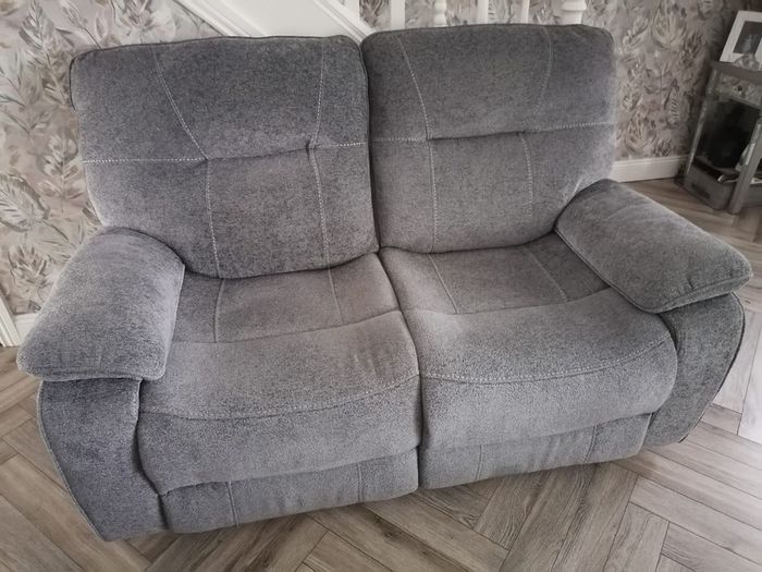 Two x 2 Seater Recliner sofa (less than a year old)