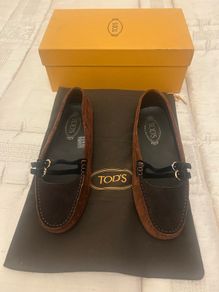 Tod's Dark Brown Loafers Brand New - size 6.5