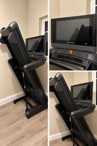NordicTrack treadmill with integrated screen