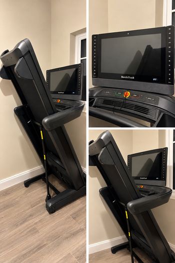 NordicTrack treadmill with integrated screen