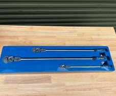 MANAROLA 3-Piece Extra Long Flexible Ratchet Set