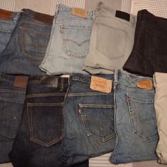 11 pairs of size 34 jeans