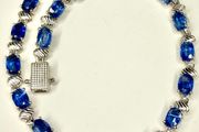 Bracelet Premium Himalayan Kyanite &amp; Zircon Bracelet (11 Ct.)