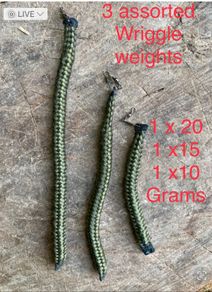 Sets Of 3 Anti Snag Wriggle Weights For Salmon & Trout Fishing