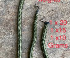 Sets Of 3 Anti Snag Wriggle Weights For Salmon & Trout Fishing