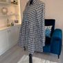 Ladies Black & White Check Dress from Zara. Size Xs UK 6 / EU 34 Image 8
