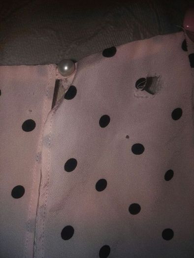 Pink Polka Dot Blouse