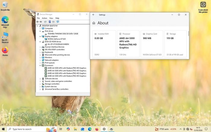 PB Windows 10 PC Computer - 8gb Ram 128gb Ssd - KIDS School Office ROBLOX ++FREE Delivery++