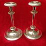 Silver Plated Candle Holders Image 2