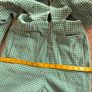 ASOS luxe edition green wool jumpsuit playsuit 6 Xs Patrick's parade Image 4