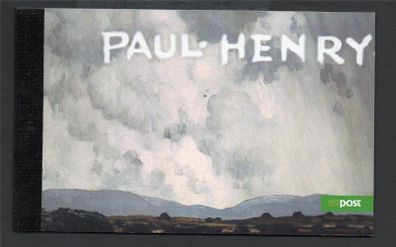 2008 Ireland Paul Henry Landscapes Commemorative Stamp Booklet Mint Never Hinged (MNH). Hibernian HB152. Photos of booklet panes shown