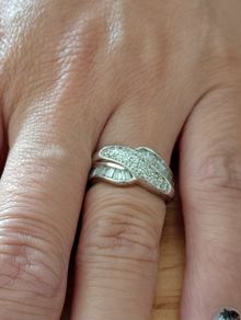 Sterling Silver Ring - Size L - Stamped for Silver (sl52)