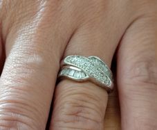 Sterling Silver Ring - Size L - Stamped for Silver (sl52)