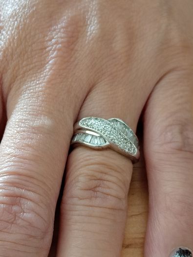 Sterling Silver Ring - Size L - Stamped for Silver (sl52)