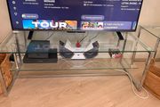 Living room glass table