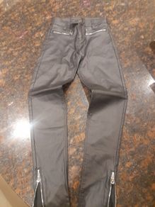 Girl's leather look skinnys