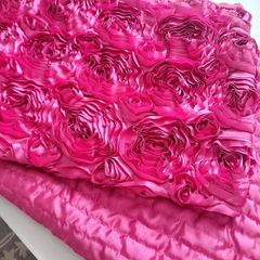 Satin Bedside Runner /Pink