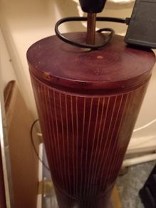 Lamp in wood